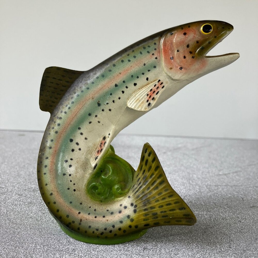 Hand Painted Cast Metal Painted Rainbow Trout Fish Bottle Opener - Scott Prod